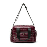 Think Royln Voyager Travel Bag | Glossy Deep Burgundy