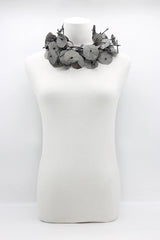 Kozan Jianhui Recycled Paper Orchids Necklace-Tabloid