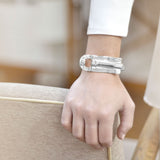 CXC Silver Hairpin Bracelet | Silver