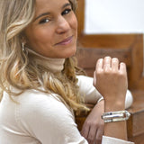 CXC Silver Hairpin Bracelet | Silver