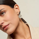 CXC Alejandro Coin Earrings | Silver