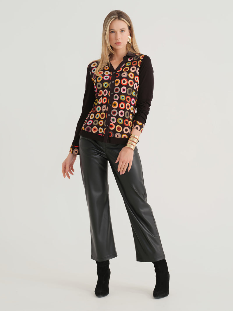 Dolcezza Knit Blouse "Moving Target Pilot"