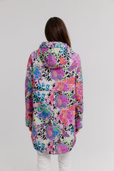 Nikki Jones Packable Raincoat Electric Floral