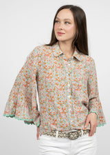 Ivy Jane Sister Mary Luz Shirt | Coral Floral