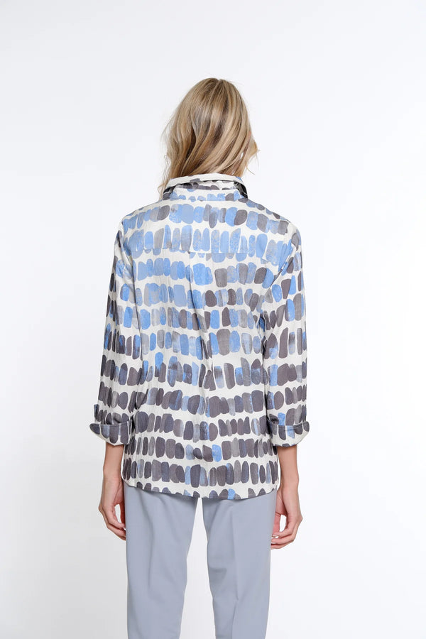 Multiples Print Woven Shirt | Multi