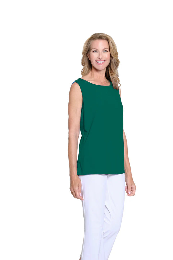 Multiples High Neck Tank | Deep Green