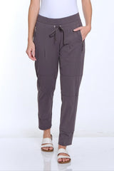 Multiples Slimsation® Drawstring Jogger | Mid Grey