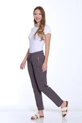 Multiples Slimsation® Drawstring Jogger | Mid Grey