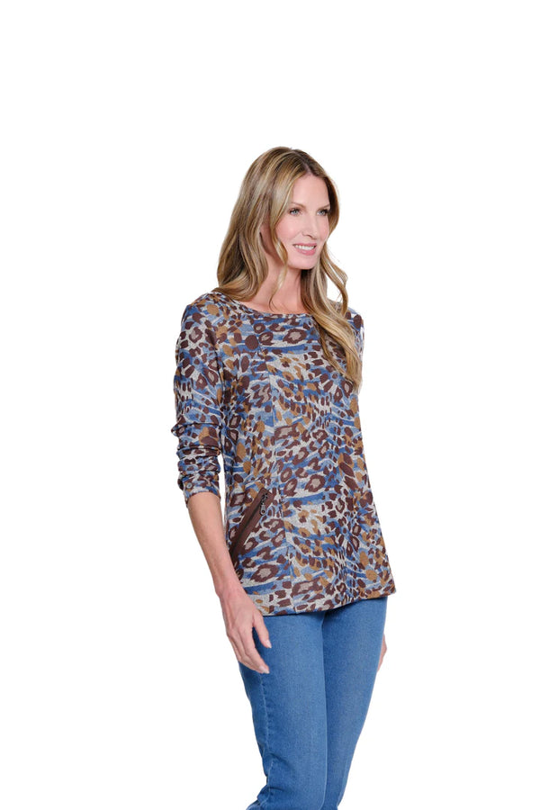 Multiples Zip Pocket Top | Skin Multi