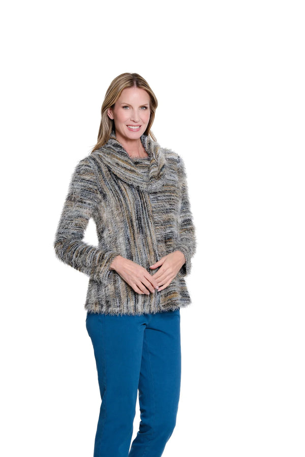 Multiples Cowl Collar Top | Multi