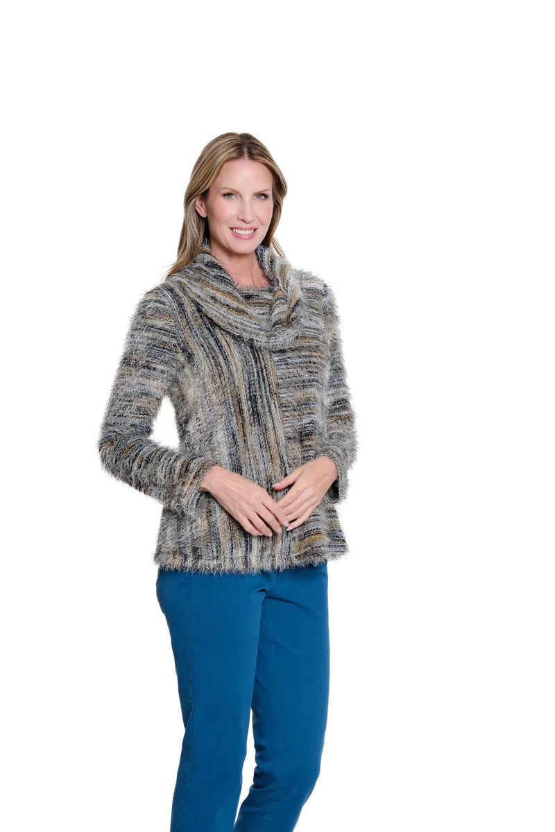 Multiples Cowl Collar Top | Multi