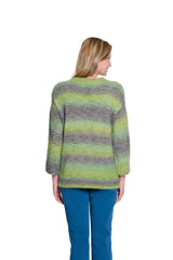 Multiples Drop Shoulder Mock Neck Sweater | Light Olive