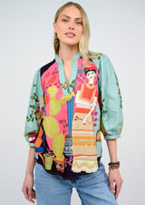 Ivy Jane Mi Casa Top | Dark Turquoise