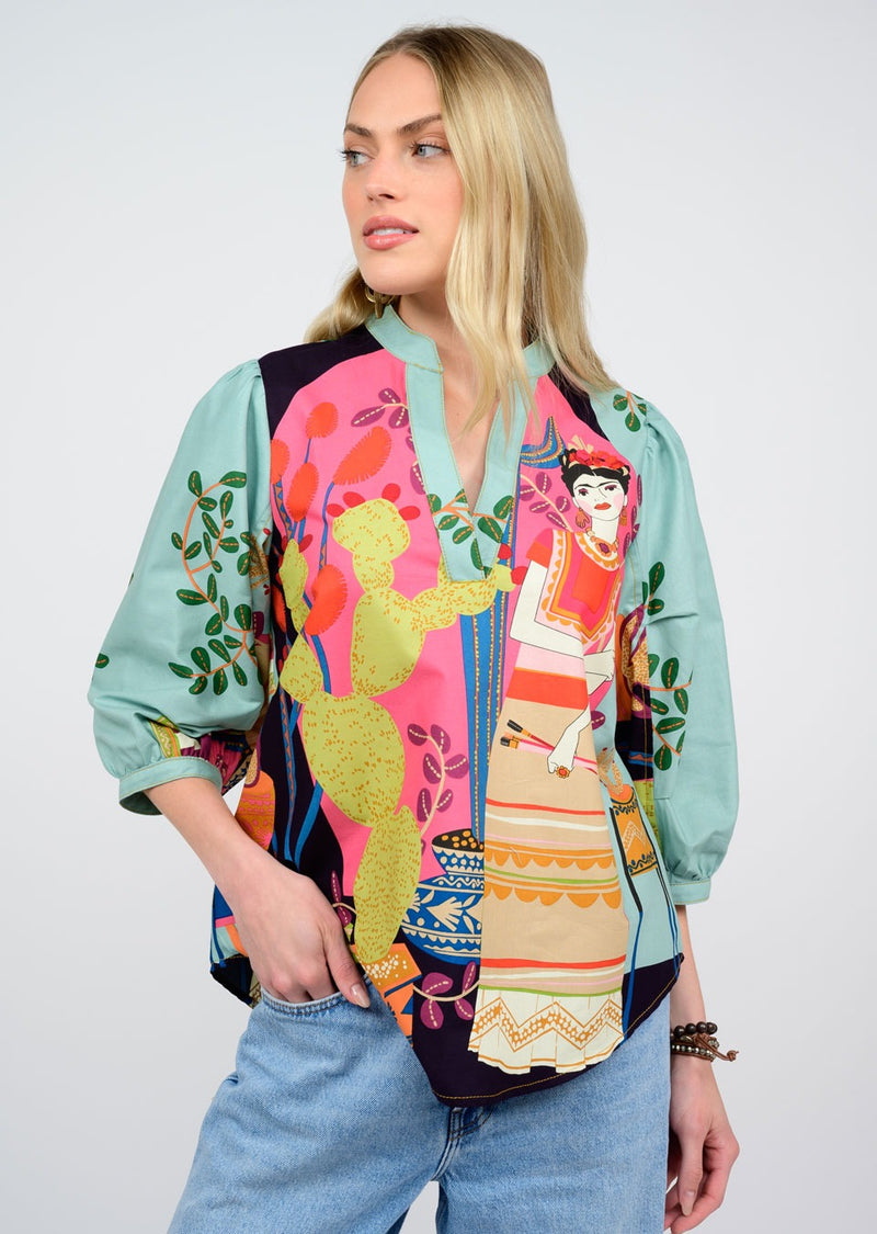Ivy Jane Mi Casa Top | Dark Turquoise