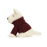 Jellycat Munro Scottie Dog ' Winter Jumper' Outfit
