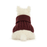 Jellycat Munro Scottie Dog ' Winter Jumper' Outfit