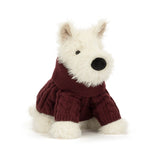 Jellycat Munro Scottie Dog ' Winter Jumper' Outfit