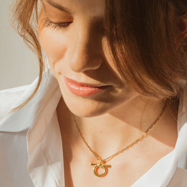 CXC Mini Omega Necklace | Gold