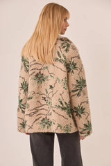 NKN nekane Short Fancy Sheepskin Coat | Ivory