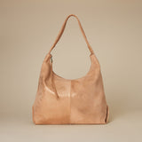 HOBO Astrid Hobo in Nubuck Leather Gold Cashmere