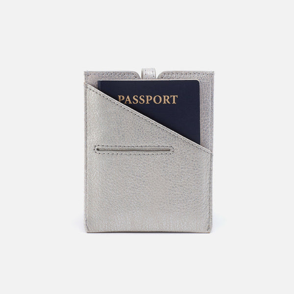 HOBO Passport Holder Silver
