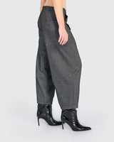 Alembika Atelier Herringbone Pants | Steel