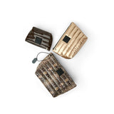 Think Royln Travel Trio Organizational Pouches | Python Pearl/ Cashmere and Glossy Chocolate