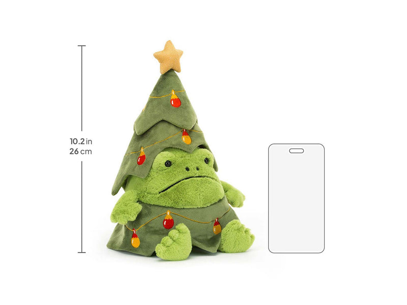 Jellycat Christmas Tree Ricky Rain Frog
