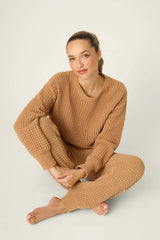 P.J. Salvage Chenille Waffle Pajama Set | Caramel