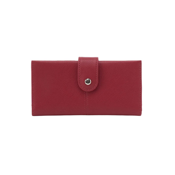 HOBO Essential Bifold Wallet Cranberry