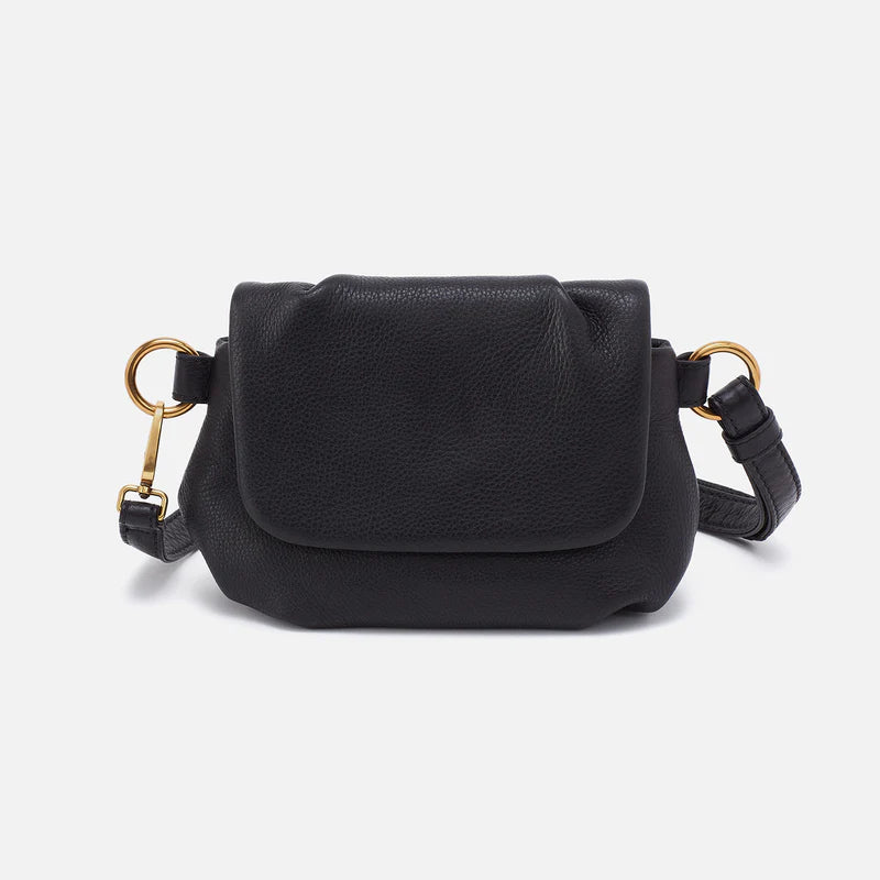 HOBO Harley Crossbody Sling Pebbled Leather | Black