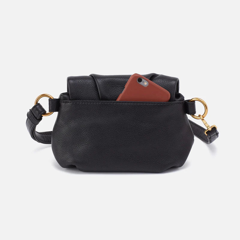 HOBO Harley Crossbody Sling Pebbled Leather | Black