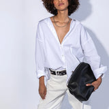 HOBO Alba Frame Large Shoulder Bag | Black
