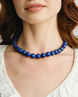 Susan Shaw Palmera Beaded Necklace | Blue Lapis