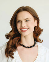 Susan Shaw Palmera Beaded Necklace| Black Onyx