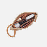 HOBO Daisy Daze Large Wristlet | Meadow Woven Straw