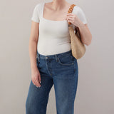 HOBO Madison Shoulder Bag | Meadow Woven Straw
