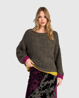 Alembika Riff Boucle Sweater | Truffle