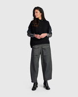 Alembika Atelier Herringbone Pants | Steel