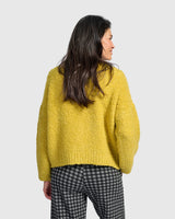 Alembika Teddy Boucle Cardigan | Sunflower