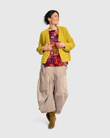 Alembika Teddy Boucle Cardigan | Sunflower