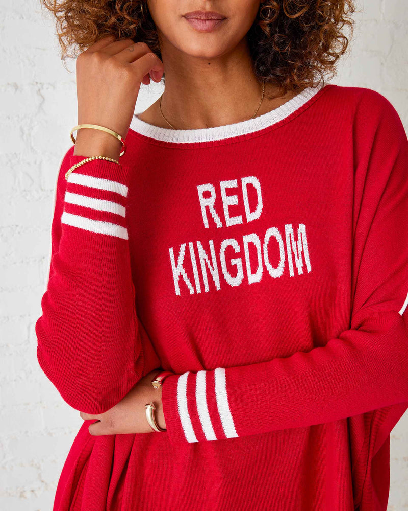 Mersea Catalina Crewneck Sweater - Red Kingdom