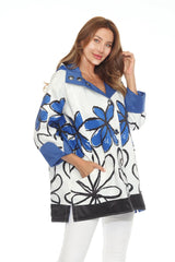 Oopéra Reversible Toggle Rain Jackets | Flowers