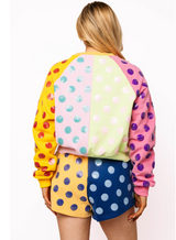 Queen of Sparkles Multi Colorblock Sweatshirt