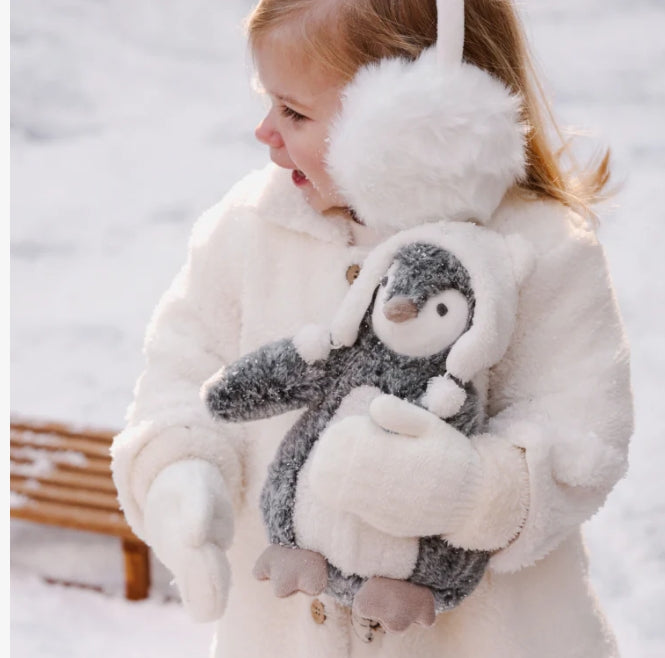 Elegant Baby Penguin with Hat Toy