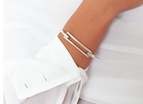 CXC Plumb Slim Bracelet | Silver