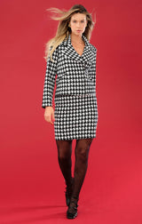 Dolcezza Knit Skirt | Black/White