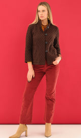 Dolcezza Knit Jacket | Brown
