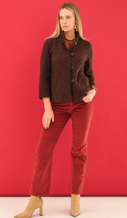 Dolcezza Knit Jacket | Brown