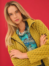 Dolcezza Knit Jacket | Chartreuse